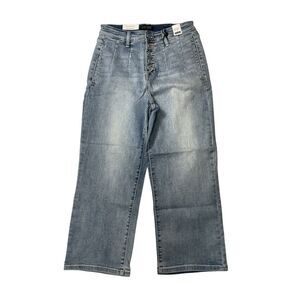 Judy Blue Vintage Wash High Rise Wide Leg Womens Jeans Size 7